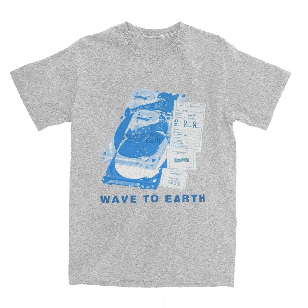 Wave To Earth Summer Flows Korea Band Shirt Merch Men Women 100% Cotton Vintage T-shirt Short Sleeve Clothes Plus Size