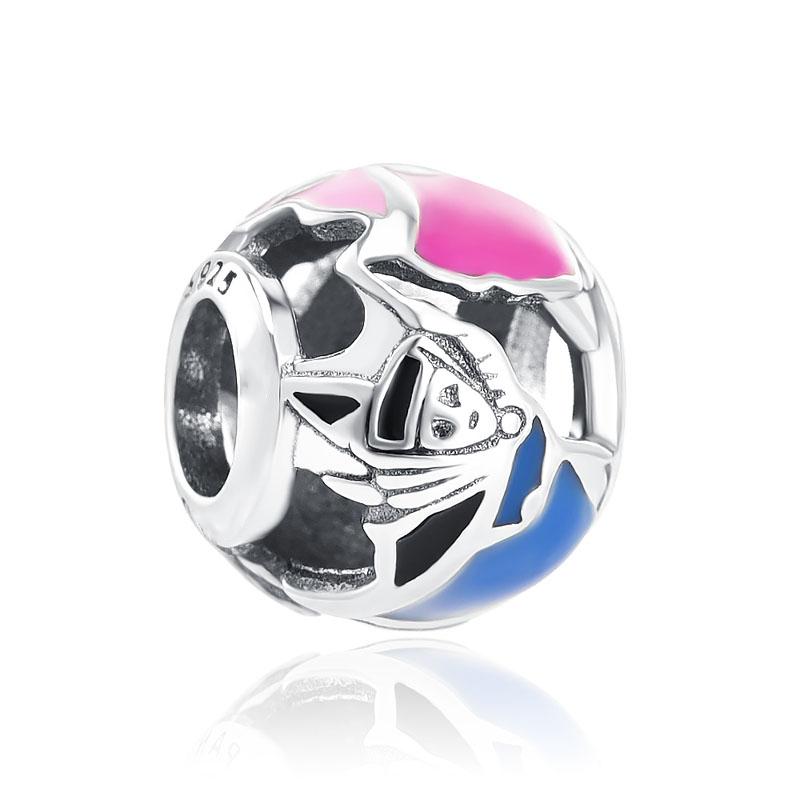 New European Miniso Copper Air Balloon Beads Fit Original Charms Bracelet For Women Jewerlry Accessories