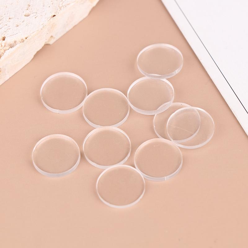 

10 шт. прозрачных накладок диаметром 15 мм для игрового кия Break Jump Cue Carom Pool Cue Аксессуары для снукера и бильярда прозрачный