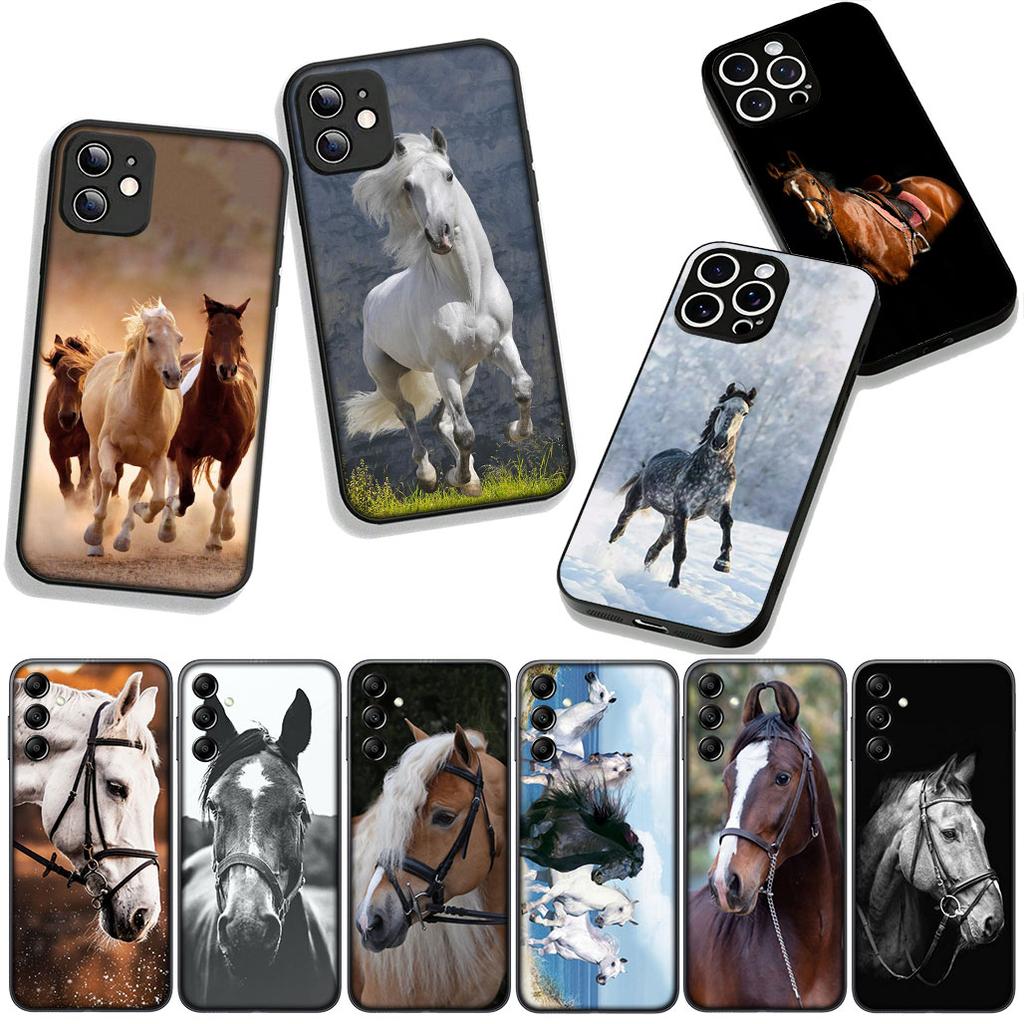 Phone Cover Running Wild Horse Casing for Apple iPhone 17 16 11 Pro XS Max XR 6 7 8 Plus + 16E SE 2020 Air 5 8+ Case