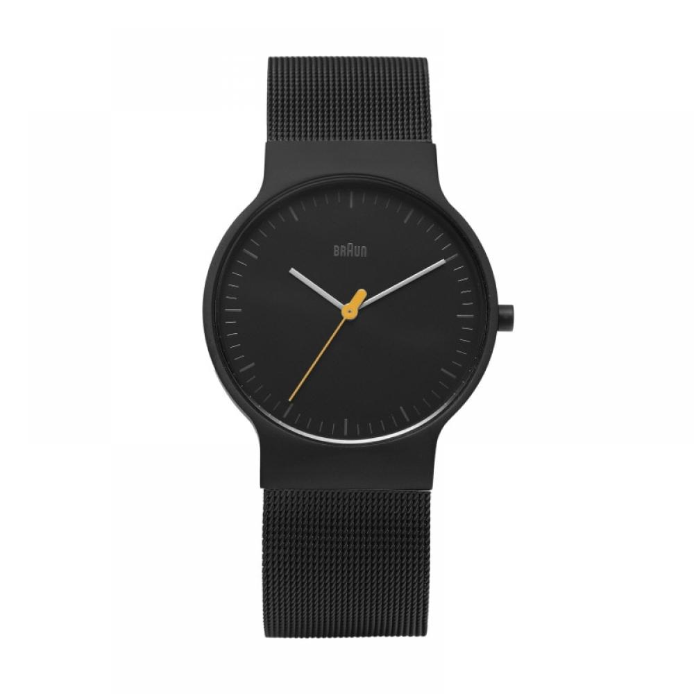 Braun BN0211BKMHG – Klassische, schlanke Public-Metal-Armbanduhr