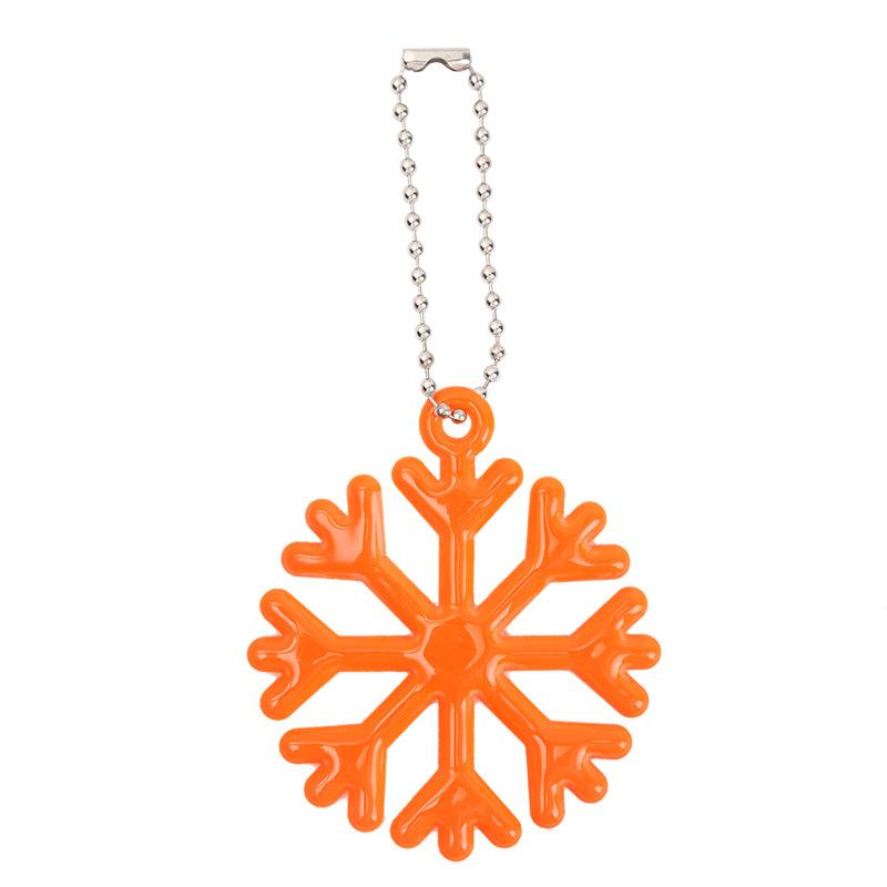 2Pcs Color Music  Safety Reflector Reflective Keychains Car Keyrings Charm Bag Accessories for Jacket BackPack Strollers Wheelchairs