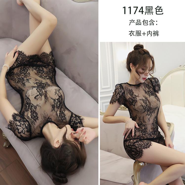 Sex lingerie women's sexy cheongsam uniform seduction sex pajamas Guanyun County