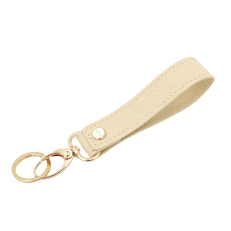 Premium Leather Keychain Sleek Design Sturdy Metal Hook Key Rings for Everyday Carry Secure Key Holder