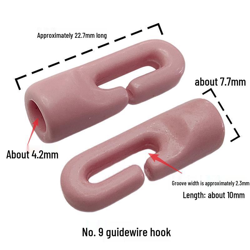 Aluminum 533 Bent Hook Pig Tail Thread Guide - Textile Machinery Parts