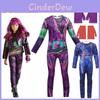 Costume Cosplay di alta qualità di Mal e Audrey da Descendants 3 per Bambini Morbido e Confortevole