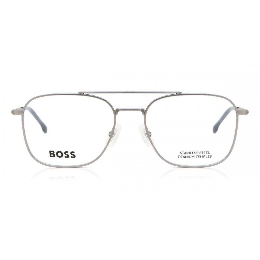 

Boss 1449 9t9 Men Eyeglasses Matte Ruth Silver/55