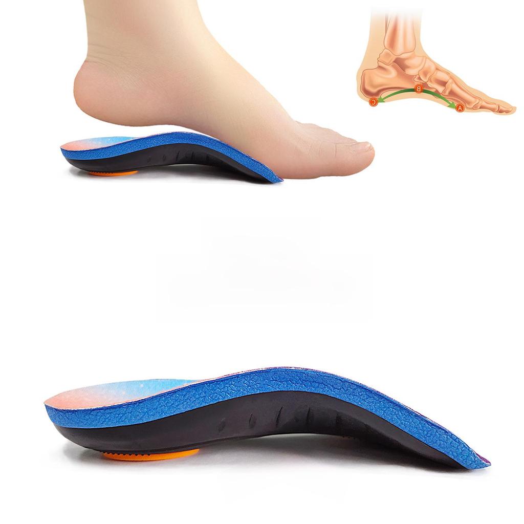 Ortopedická vložka s podporou klenby pro korekci ploché nohy a vyrovnání nohou do X