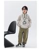 Boys' Plush Fleece Sweatpants - 2025 Autumn/Winter Collection: Thick, One-Piece, Loose Fit for Older Kids