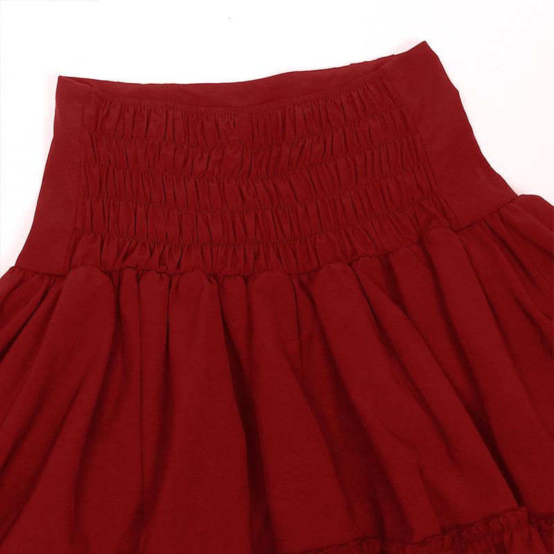 Victorian Renaissance Double-Layer High-Waisted Women's Halloween Costume Dress