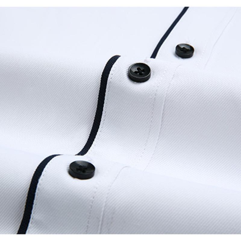 Lässige Langarmhemden für Herrenmode, reguläre Passform, koreanische Hemden mit Knopfärmeln, Anzüge, Business, professionelle Oberteile, Arbeitskleidung