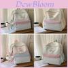 Girl Backpack With Water Resistant Fabric For School And College Use