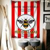 Custom Brentford Wall Hanging Printed Fabric Blanket Decorative Tapestries for Bedroom Living Room Home Decor