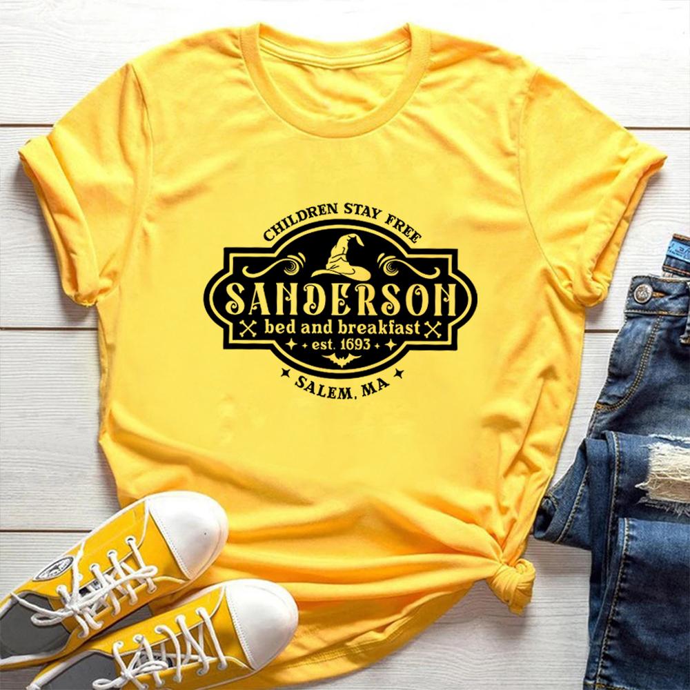 

Sanderson Bed Breakfast Tee Shirt Halloween Movie Tshirt Its All Just A Bunch of Hocus Pocus ShirtsSanderson Sisters Tee 4XL