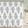 Piccolo Fresco Floreale foglie Fiori Tenda da Doccia Bagno Impermeabile Poliestere Multimisura Stampa 3D Tende per Doccia Bagno