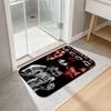 Messi poster Flannel Kitchen Mat Christmas Soft Area Rug Non Slip Floor Carpet Home Decoration