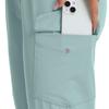 CapriPants for Women Lightweight Pants for Women Casual Summer Shorts with Zipper Pockets