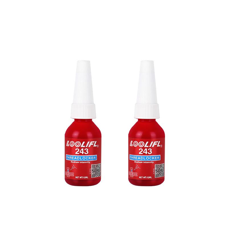 Blue Threadlocker 243- Anaerobic Curing Screw Lock Adhesive for Nuts & Bolts, Anti-Vibration Sealant with Rust Protection (10ml)