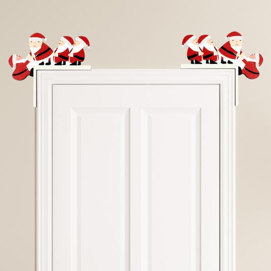 

2Pcs Reusable Door Frame Applique Cute Unique Living Room Window Corner Decoration D