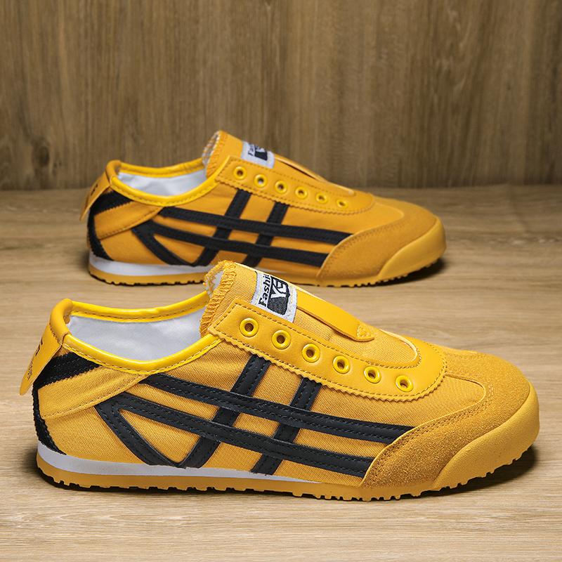 Classic Canvas Men Casual Sport Shoes Fashion Male Breathable Walking Sneakers Lightweight Slip on Men Tennis Shoes Couple Flats