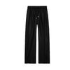 Summer New Product Women's Clothes American Minimalist White Linen Blend Straight-leg High Waist Casual Trousers 9929041