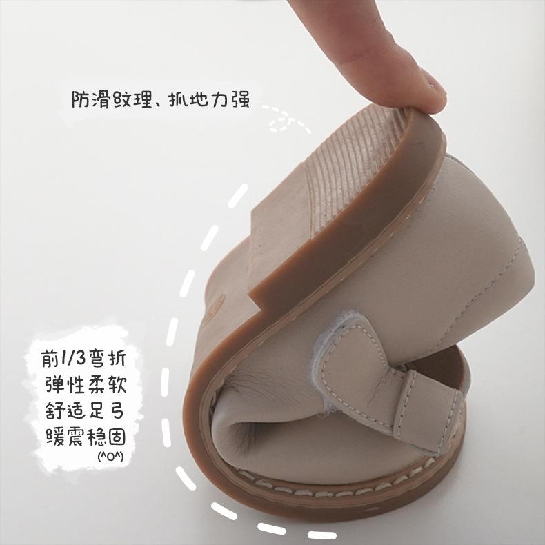 Korean Korean version design girls' leather shoes 22 autumn new shallow mouth Mary Jane round head cute sweet Lolita