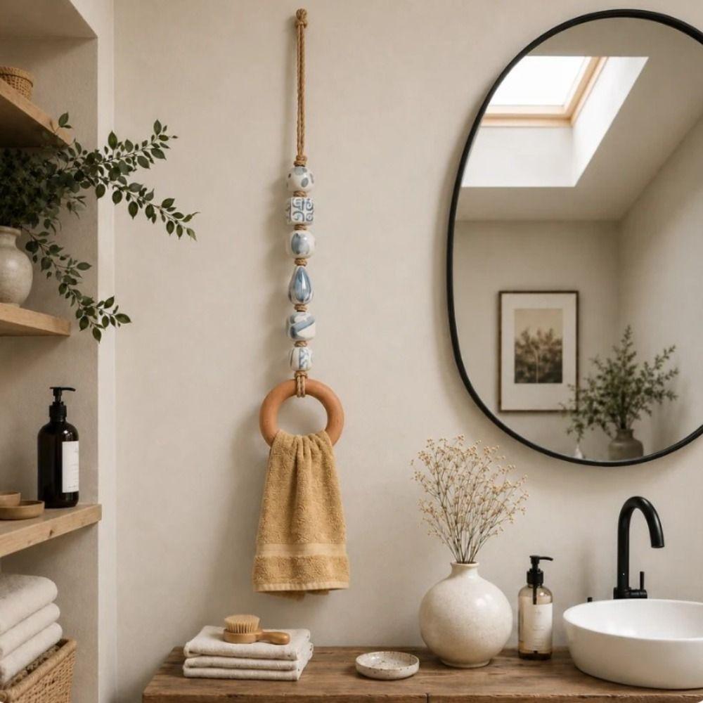 Decorative Wall-Mounted Towel Hook Heavy-Duty Wall Art Ornament Hook Ornament Wall Hanger Bathroom