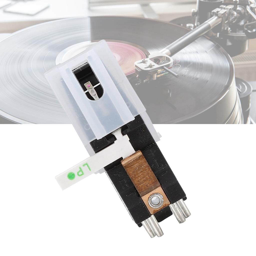 Ruby and Sapphire Dual Needle Stereo Stylus Turntable Cartridge Accessory