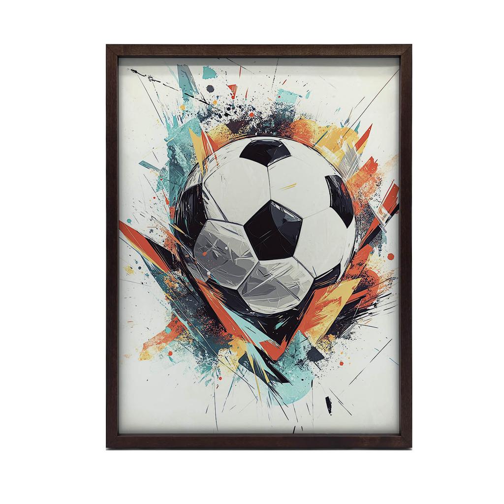 Plakat Piłkarska Energia Plakat Piłkarska Energia, 30X40 Cm, Bez Ramy, Płótno Premium Na Blejtramie