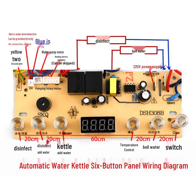 Electric Kettle Circuit Board Replacement – Auto Fill & Universal Compatibility