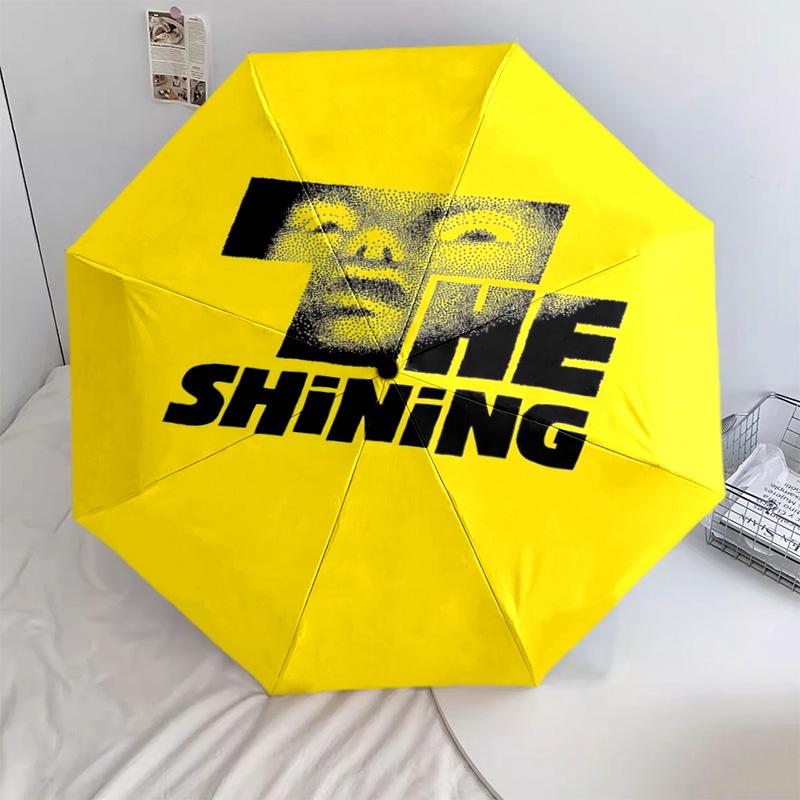 1 PC Automatic Folding Umbrella - Cartoon Pattern, Portable & Foldable Design with 48 Ribs, Christmas Birthday Gifts
