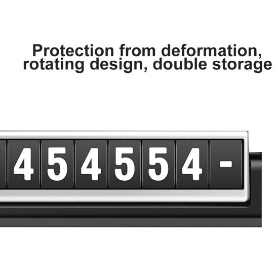 Cartelă de parcare cu oprire temporară a mașinii triunghiulare Placă luminoasă de afișare a numărului de telefon