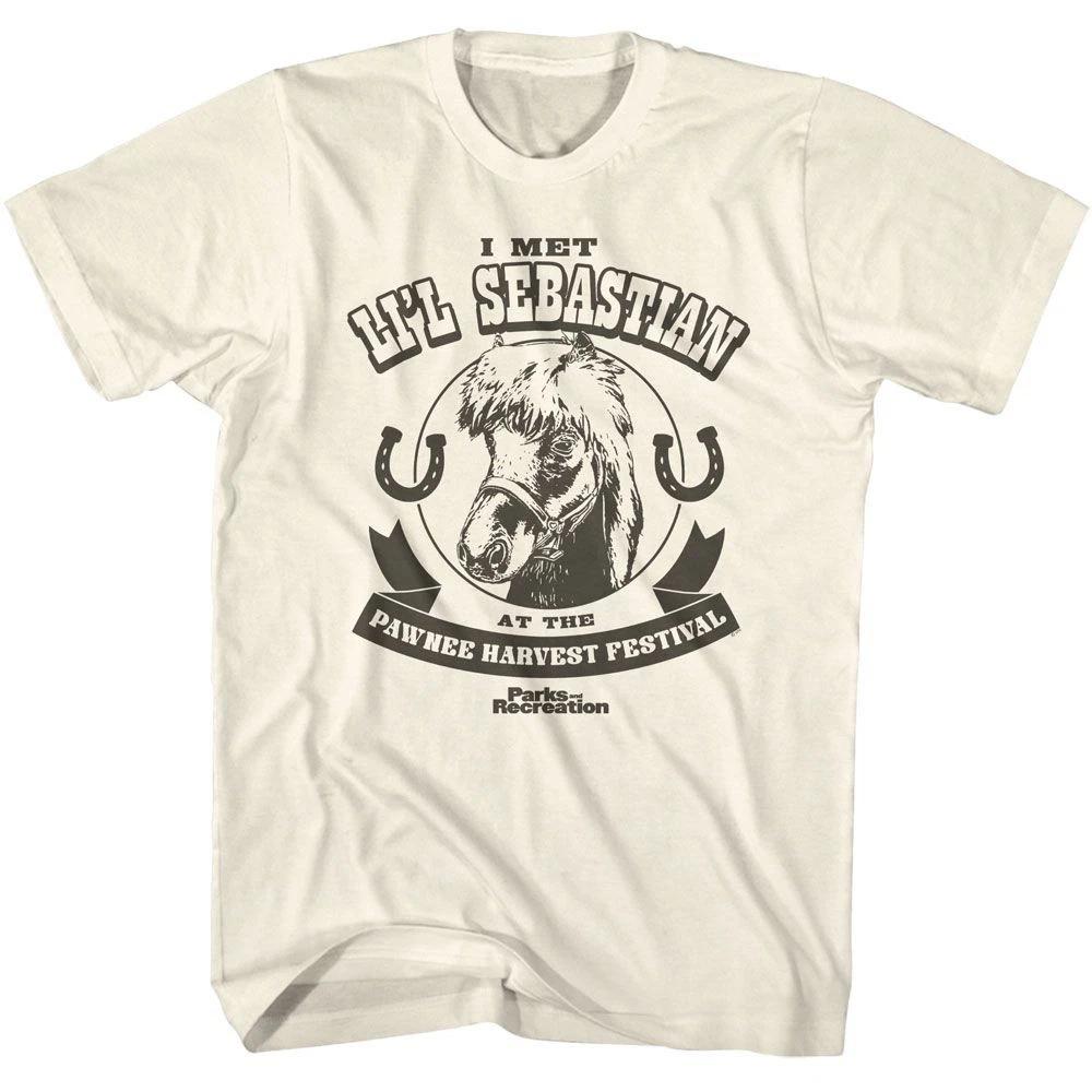 Parks And Recreation I Met Lil Sebastian Natural TV Shirt 150