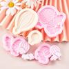 Hot Air Balloon Cloud Silicone Mold Kid Birthday Party Cake Mold Cute Fondant Cake Decor Chocolate Making Tool Clay Candle Mould