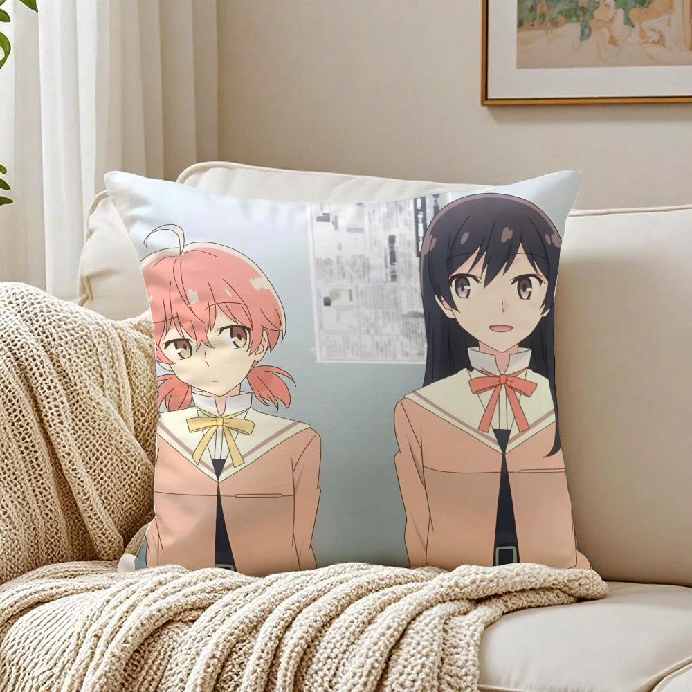 Sweet Cute Anime SSakura Trick Cushion Cover Pillowcase Antidustmite Living Room Sofa Decor Cushion Room