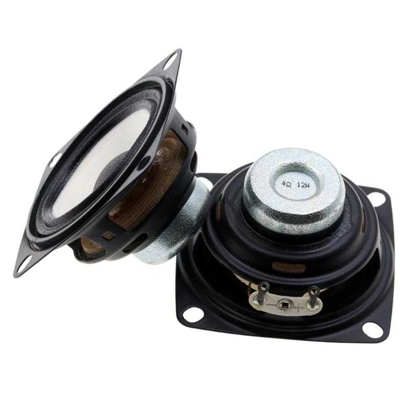 2.09Inch Audio Speaker 4Ohm 5W 10W HighPower- Loudspeaker Speakers Audio Horn 53mm Square Internal Magnetic