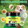 Masticativi Probiotici per Cani – Aiuta a Mantenere la Qualità delle Feci & l'Equilibrio Durante i Cambiamenti di Dieta, con Prebiotici & Enzimi, Gusto Pollo, 120 Masticativi Morbidi