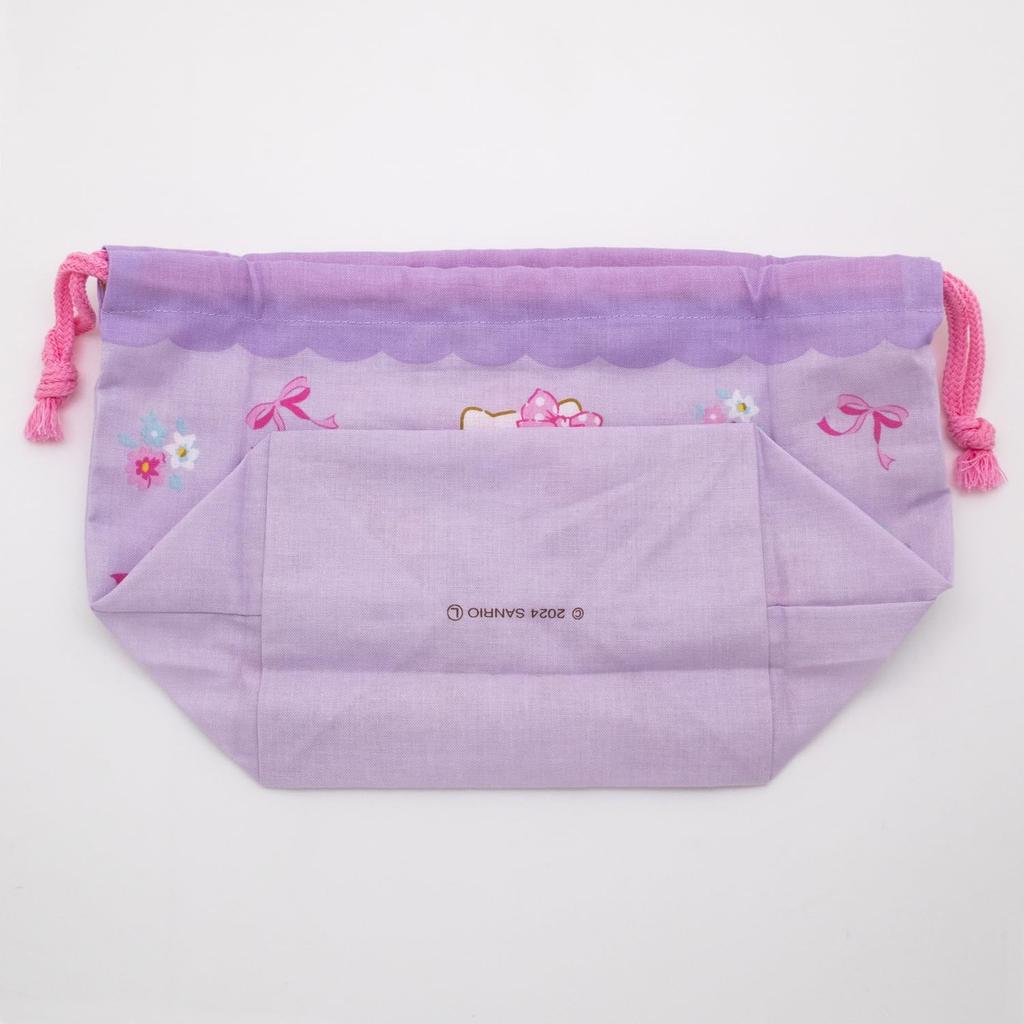 Hello Kitty Ribbon Drawstring Lunch Bag KB 1