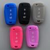 Silicone Car Key Cover Case Holder For Hyundai Tucnson nx4 Elantra Kona VENUE 2021 2022 Solaris 2017 Sonata Solarium Car Key