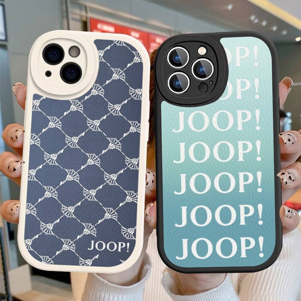 Modemarke J-Joop Leder Handyhülle Für IPhone 16 15 14 17 Pro Max 11 12 Mini Plus Weiche Hülle