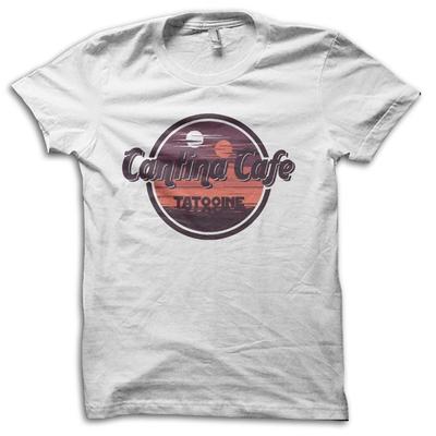 Cantina Cafe Tatooine Parody Star Wars T-shirt M5611