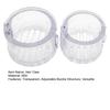 Hair Claw Transparent Plastic Hair Clip Anti-slip Teeth Adjustable Buckle Design Lightweight Invisible Hair Holder Hair Accessories
