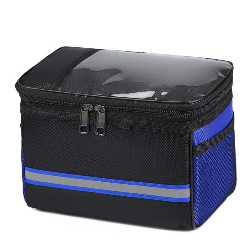 Large Capacity Handlebar Bicycle Bag with Touch Screen for Mobile Phone - Multi-functional Front Bag for Cycling Gear