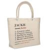 Beach Bag - PLANETEE - Jackie Definition - Cotton - Beige - Large Capacity