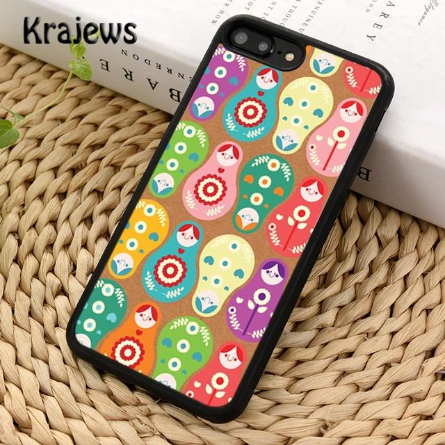 Krajews Russian Matryoshka Dolls Soft Phone Case Cover For iPhone 17 Air 16 15 14 plus 11 12 13 pro max coque Fundas