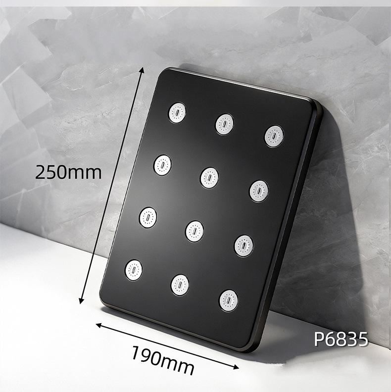 Large Shower Small Waist Shower Head Universal Large Shower Head Pressurized Anti-blocking Shower Head Bathroom Hotel