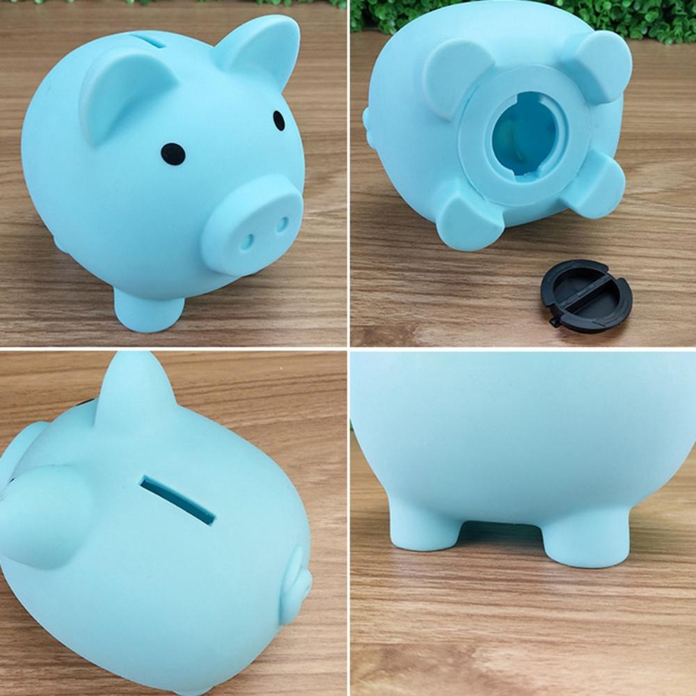 S/M/L Cute Cartoon Piggy Bank Unbreakable Saving Box Coin Saving Jar Storage Box Kids Children Birthday Gifts Table Decoration