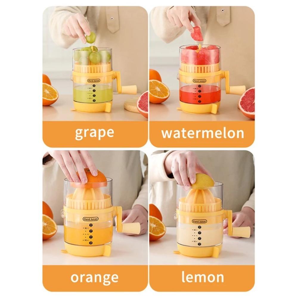 With Handle Press Manual Juicer With Lid Juice Machine Hand Juicer Squeezer  Lemon Orange Citrus