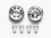 Tamiya Mini 4WD Special Edition HG Tire Aluminum Wheels Reversible 95602 Low-Profile II, (2 Wheels)