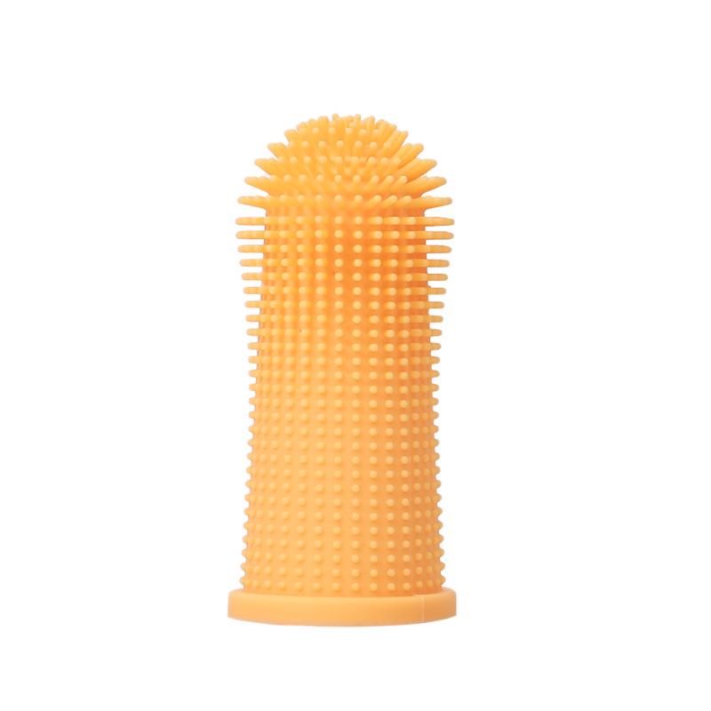 Silicone Pet 360° Finger Toothbrush for Dogs and Cats